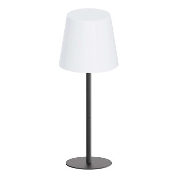 LED RGBW dimmbare Touch-Tischleuchte für den Außenbereich LUCIA LED/2W/5V 1800/2700/6500K 3600 mAh IP44 schwarz