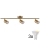 LED RGBW dimmbarer 3‑flammiger Einbaustrahler GOLDIE 3xGU10/4,8W/230V 3000K goldfarben + Fernbedienung