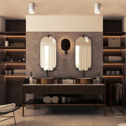 LED RGBW dimmbarer Badezimmer-Einbaustrahler TURYN 1xGU10/6W/230V 3000K Wi-Fi IP44 weiß