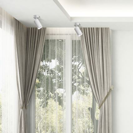 LED RGBW dimmbarer Badezimmer-Spot TURYN 1xGU10/4,8W/230V 3000K IP44 weiß + Fernbedienung
