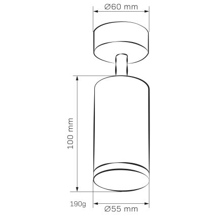 LED RGBW dimmbarer Badezimmer-Einbaustrahler TURYN 1xGU10/6,5W/230V 2700–6500K Wi-Fi IP44 weiß