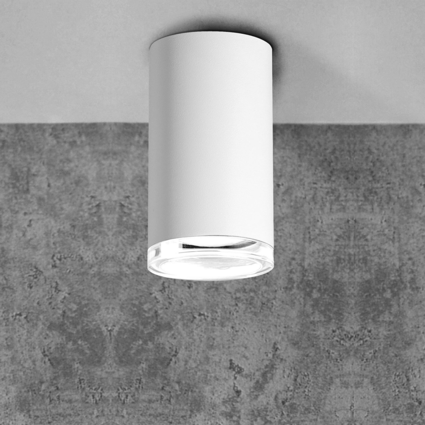 LED RGBW dimmbarer Badezimmer-Einbaustrahler TURYN 1xGU10/6W/230V 3000K IP44 Weiß + Fernbedienung