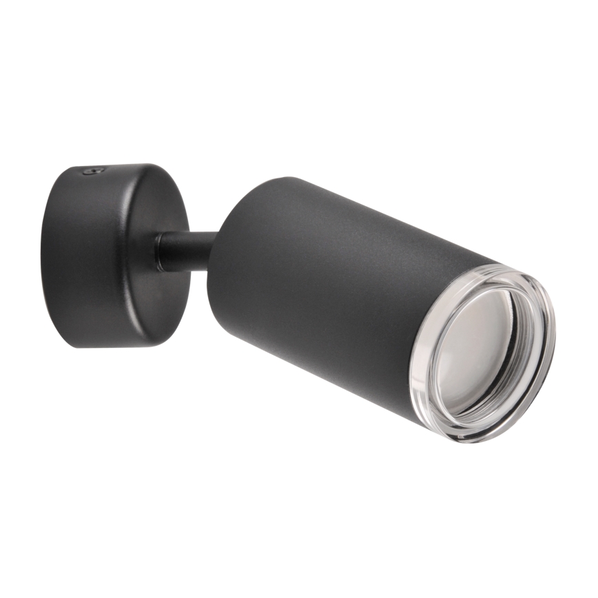 LED RGBW dimmbarer Badezimmer-Spot TURYN 1xGU10/4,8W/230V 3000K IP44 schwarz + Fernbedienung