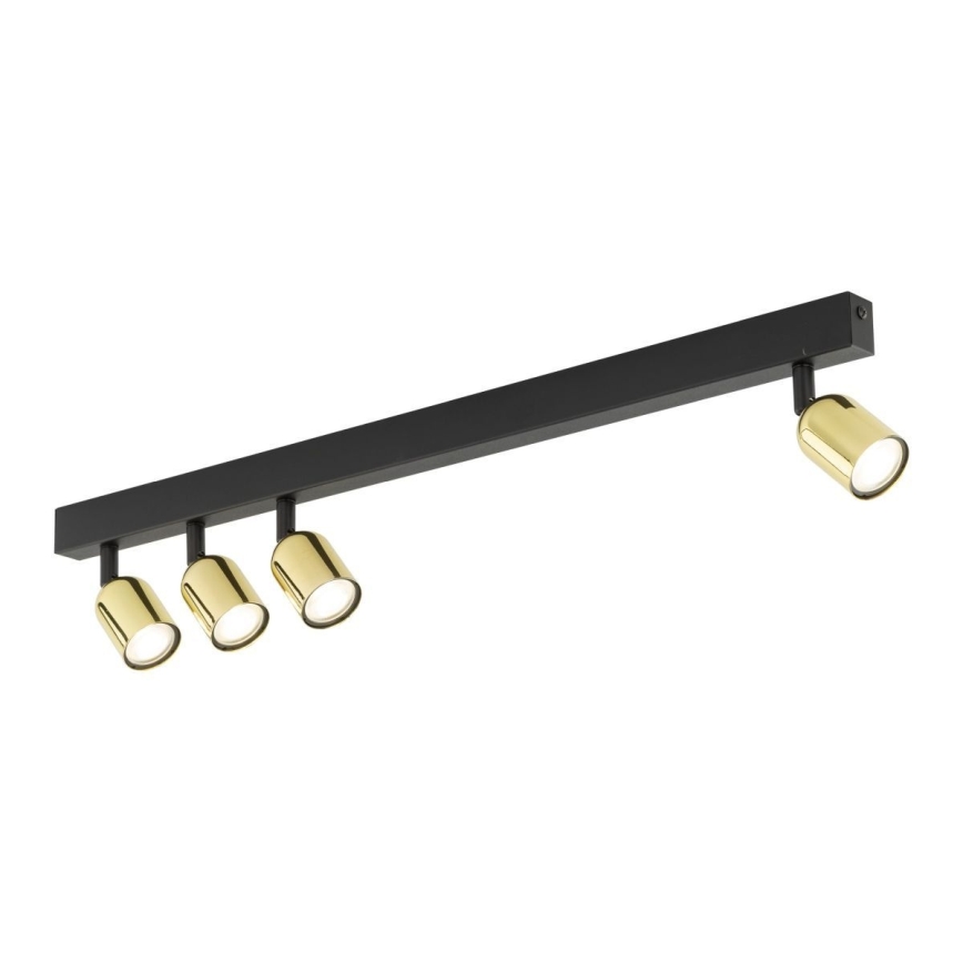 LED RGBW dimmbarer Deckenspot TOP 4xGU10/6,5W/230V 2700-6500K schwarz/gold