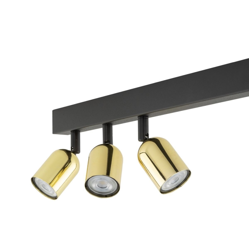 LED RGBW dimmbarer Deckenspot TOP 4xGU10/6,5W/230V 2700-6500K schwarz/gold