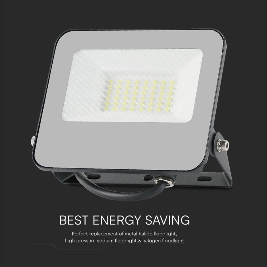 LED RGBW dimmbarer Fluter LED/30W/230V IP65 grau + Fernbedienung