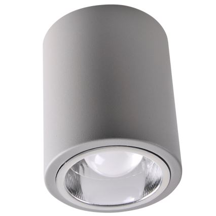 LED RGBW dimmbarer Einbaustrahler JUPITER 1xE27/6,5W/230V 2700-6500K Wi-Fi Ø 9,8 cm grau