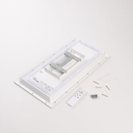 LED RGBW dimmbares Aufputz-LED-Panel LED/22W/230V 2700-6500K 29,5x59,5 cm + Fernbedienung