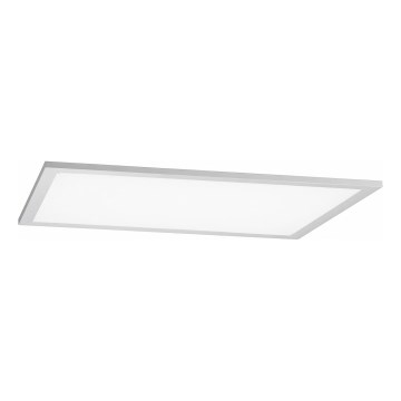 LED RGBW dimmbares Aufbaupanel LED/13,5W/230V 3000-6500K 29,5x59,5 cm silber + Fernbedienung