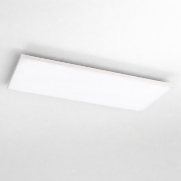LED RGBW dimmbares Aufputzpanel LED/13,5W/230V 3000-6500K 29,5x59,5 cm weiß + Fernbedienung