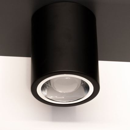 LED RGBW dimmbares Einbauleuchte JUPITER 1xE27/6,5W/230V 2700-6500K Wi-Fi Ø 13 cm schwarz