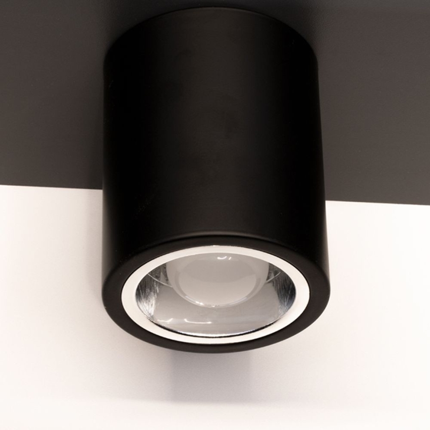 LED RGBW dimmbares Einbauleuchte JUPITER 1xE27/6,5W/230V 2700-6500K Wi-Fi Ø 13 cm schwarz