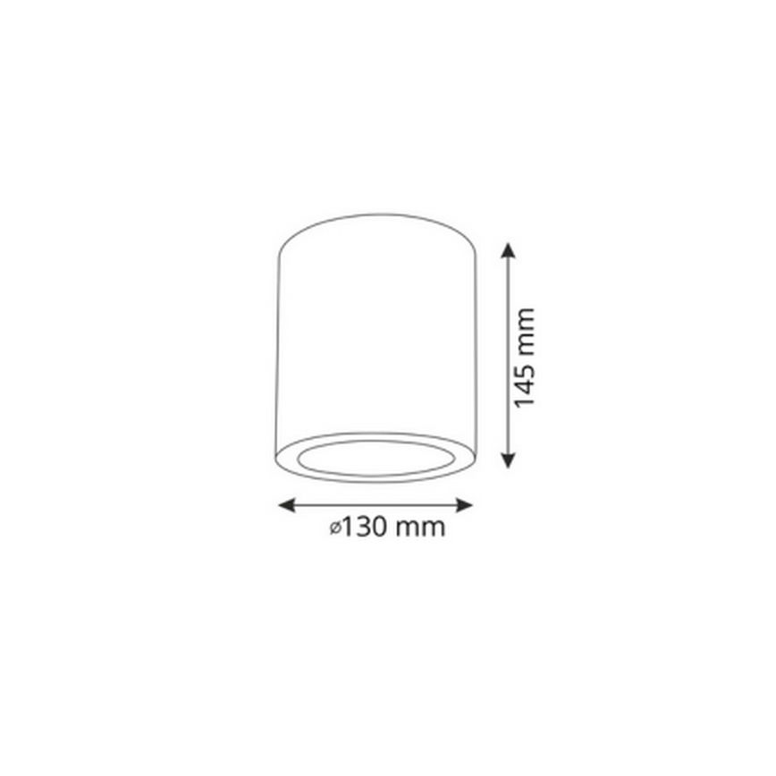 LED RGBW dimmbares Einbauleuchte JUPITER 1xE27/6,5W/230V 2700-6500K Wi-Fi Ø 13 cm schwarz