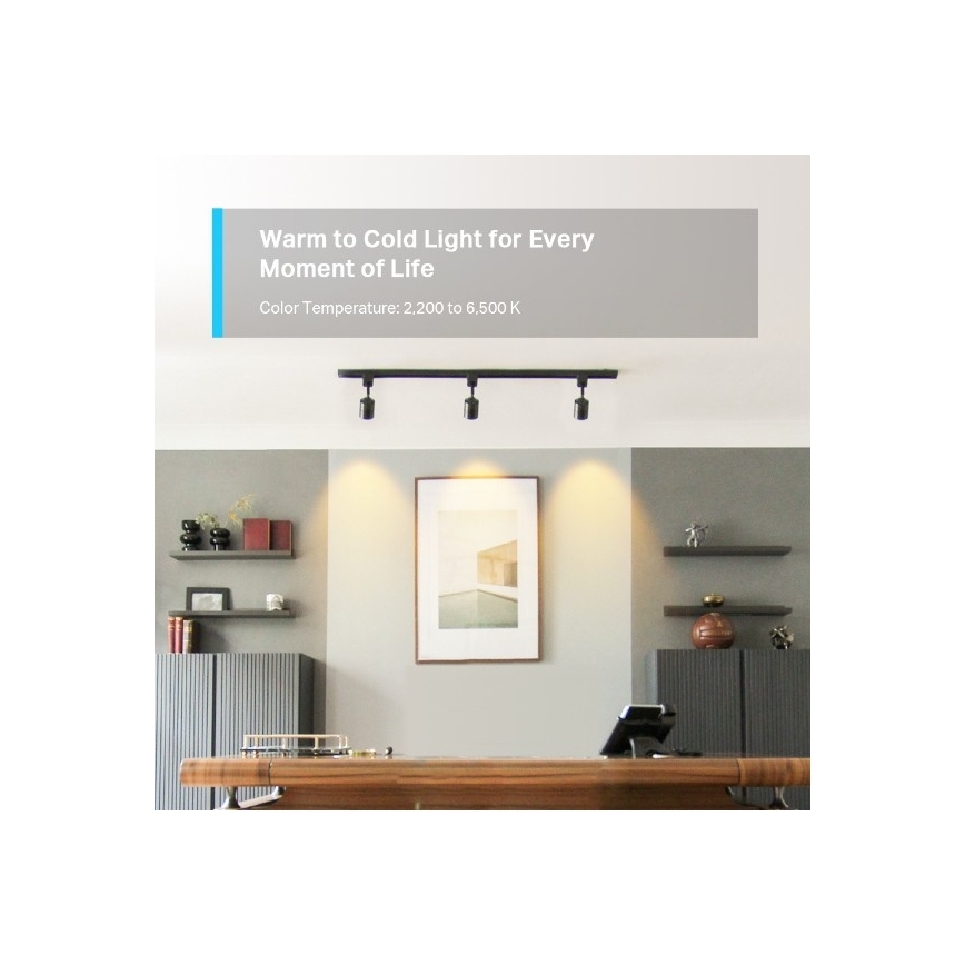 LED RGBW dimmbares Leuchtmittel GU10/3,7W/230V 2200-6500K Wi-Fi - TP-Link