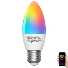 LED RGBW Glühbirne C37 E27/5W/230V 3000-6500K Wi-Fi - Aigostar
