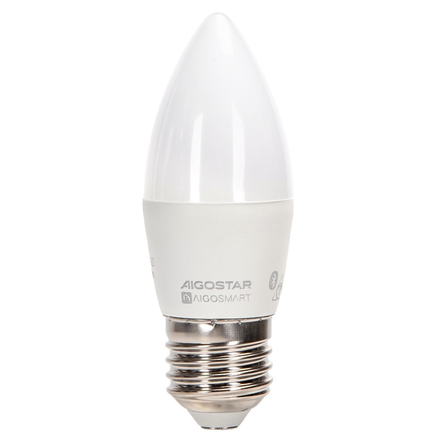 Dimmbare LED-RGBW-Lampe C37 E27/4,9W/230V 2700-6500K - Aigostar