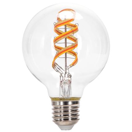 Dimmbare LED-RGBW-Lampe FILAMENT MESH Smart G80 E27/4,9W/230V 2700K - Aigostar