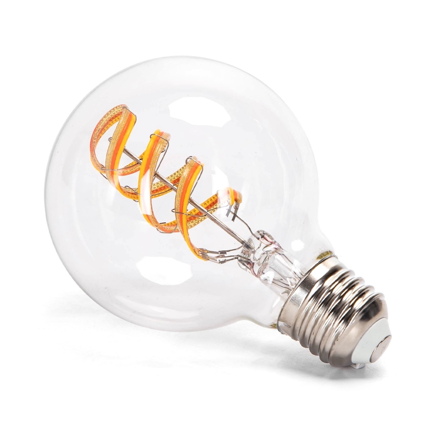 Dimmbare LED-RGBW-Lampe FILAMENT MESH Smart G80 E27/4,9W/230V 2700K - Aigostar