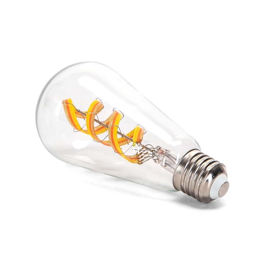 Dimmbare LED-RGBW-Lampe FILAMENT MESH Smart ST64 E27/4,9W/230V 2700-6500K - Aigostar