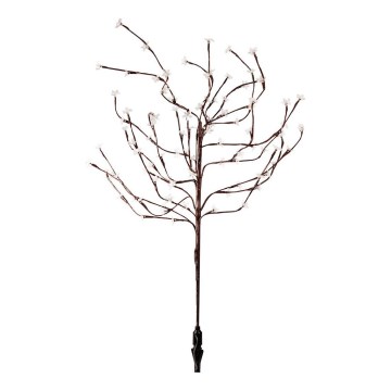 LED RGBW Solarleuchte TREE LED/0,1W/1,2V 600 mAh IP44 braun