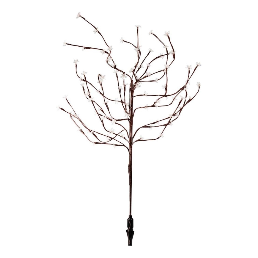 LED RGBW Solarleuchte TREE LED/0,1W/1,2V 600 mAh IP44 braun