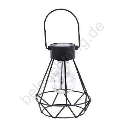 LED Solar-Hängelampe LED/0,1W/1,2V 600 mAh Ø 13 cm