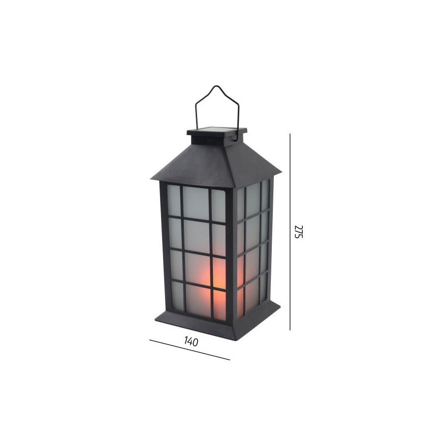 LED-Solar-Hängeleuchte mit Sensor CANDELIO MILKY LED/1xAA 1600K IP44 200 mAh