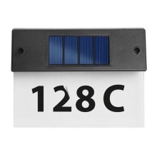 LED-Solar-Hausnummer LED/1,2V/600 mAh IP44