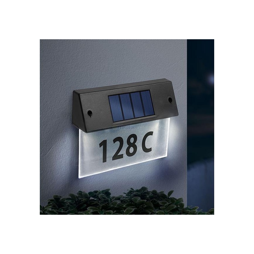 LEDSolarHausnummer LED/1,2V/600 mAh IP44 Beleuchtung.de