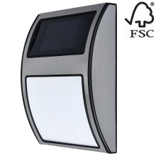 LED-Solar-Hausnummer LED/3x0,1W/2,4V IP44 – FSC-zertifiziert