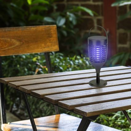 LED-Solar-Insektenvernichter 3in1 LED/1,3W/3,7V IP24 20 mm 2200 mAh
