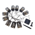 LED Solar-Lichterkette 10xE12/3,65m 600 mAh IP44 warmweiß