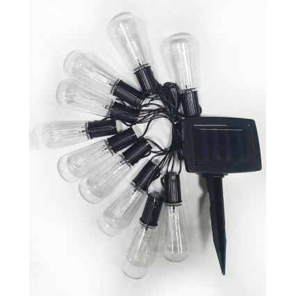LED Solar-Outdoor-Lichterkette 10xLED/1,2V 300 mAh 2,2 m IP44