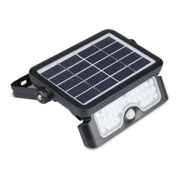 LED Solar-Strahler mit Sensor LED/5W/3,7V IP65 4000K 3000 mAh