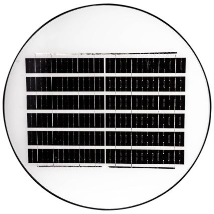 LED-dimmbar solarbetriebene Straßenlampe mit Sensor LED/15W/6V 11000 mAh 6500K IP65 schwarz + Fernbedienung