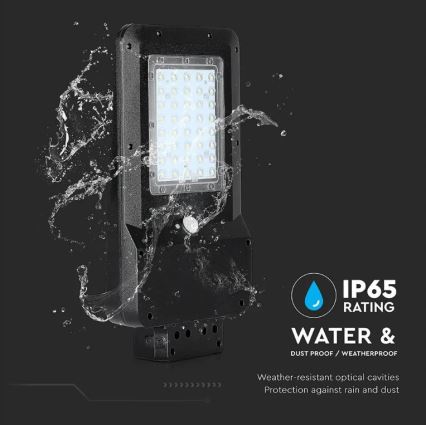 LED Solar-Straßenleuchte mit Sensor LED/15W/7,4V 4000K IP65 10800 mAh