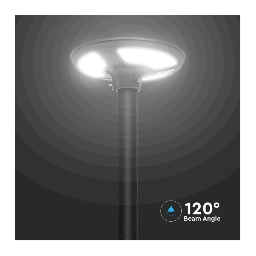 LED-Solar-Straßenlampe mit Sensor LED/7,5W/3,2V 6500K IP65 + Fernsteuerung