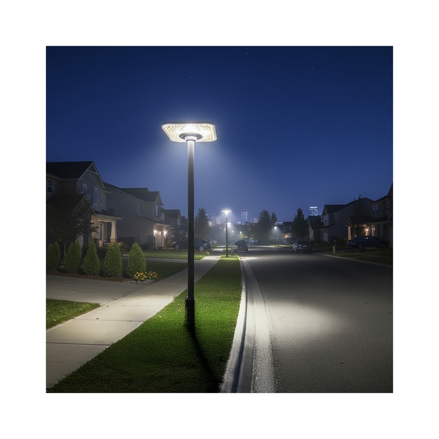 LED-Solar-Straßenleuchte mit Sensor SOLSUMI LED/25W/3,2V 3000/4000/6500K IP54 24000 mAh + Fernbedienung