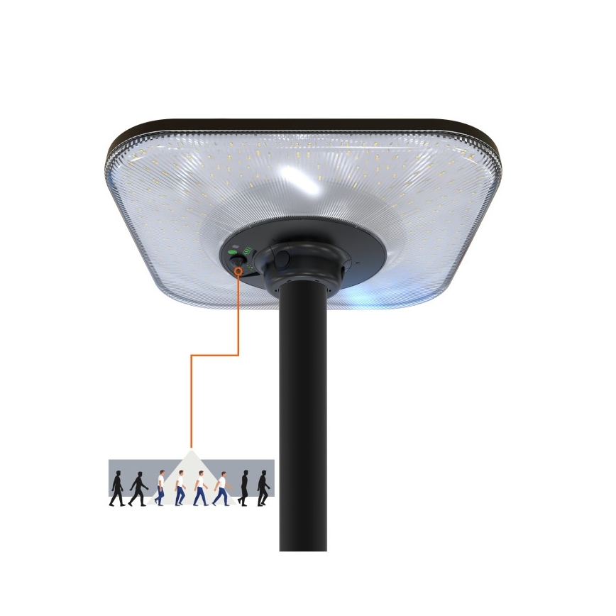 LED-Solar-Straßenleuchte mit Sensor SOLSUMI LED/25W/3,2V 3000/4000/6500K IP54 24000 mAh + Fernbedienung