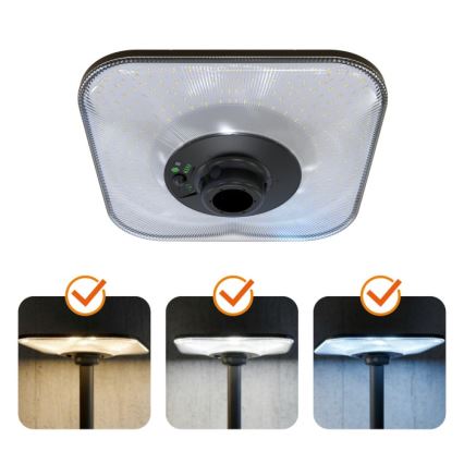 LED-Solar-Straßenleuchte mit Sensor SOLSUMI LED/25W/3,2V 3000/4000/6500K IP54 24000 mAh + Fernbedienung