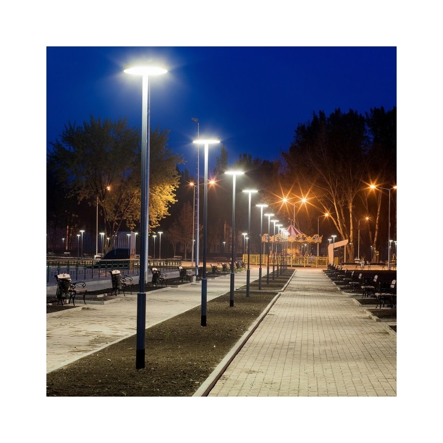 LED Solar Straßenlampe mit Sensor SOLSUMI LED/25W/3,2V IP54 25000 mAh + Fernbedienung