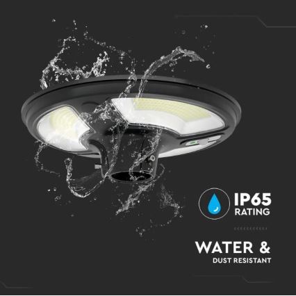 LED-Solar-Straßenlaterne mit Sensor LED/10W/3,2V 6500K IP65 25000 mAh + Fernbedienung