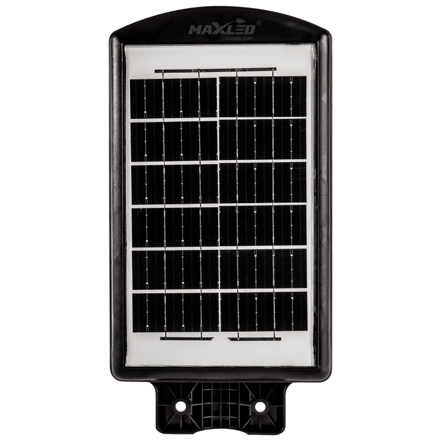 Dimmbare LED-Solar-Straßenlaterne mit Sensor LED/120W/6V 6500K IP65 schwarz + Fernbedienung