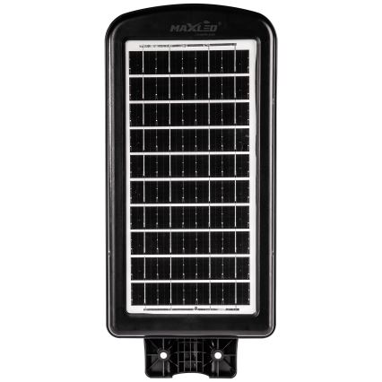 Dimmbare LED-Solar-Straßenlaterne mit Sensor LED/180W/6V 6500K IP65 schwarz + Fernbedienung