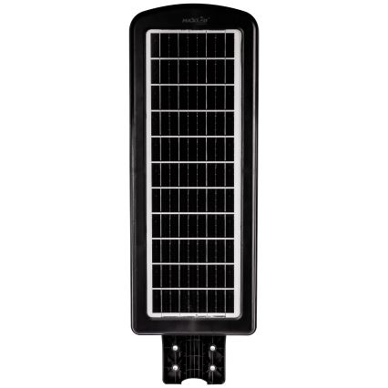 Dimmbare LED-Solar-Straßenlaterne mit Sensor LED/300W/6V 6500K IP65 schwarz + Fernbedienung