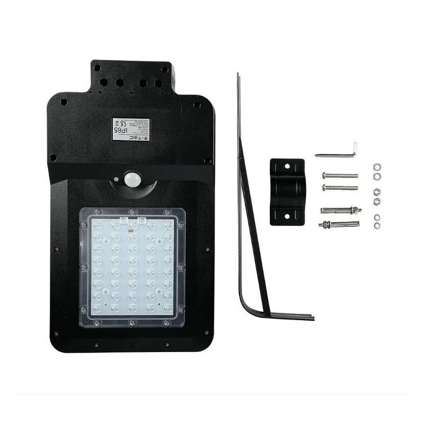 LED-Solar-Straßenleuchte mit Sensor LED/15W/7,4V 6000K IP65 5400 mAh