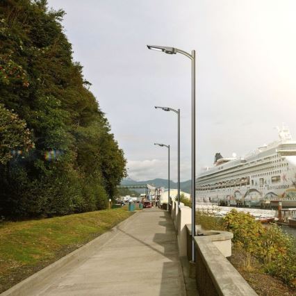 LED Solar-Straßenleuchte mit Sensor LED/40W/9,6V IP65 4000K + Fernbedienung
