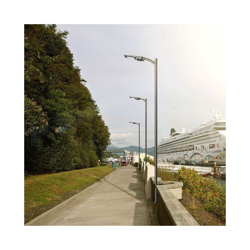 LED Solar-Straßenleuchte mit Sensor LED/40W/9,6V IP65 4000K + Fernbedienung