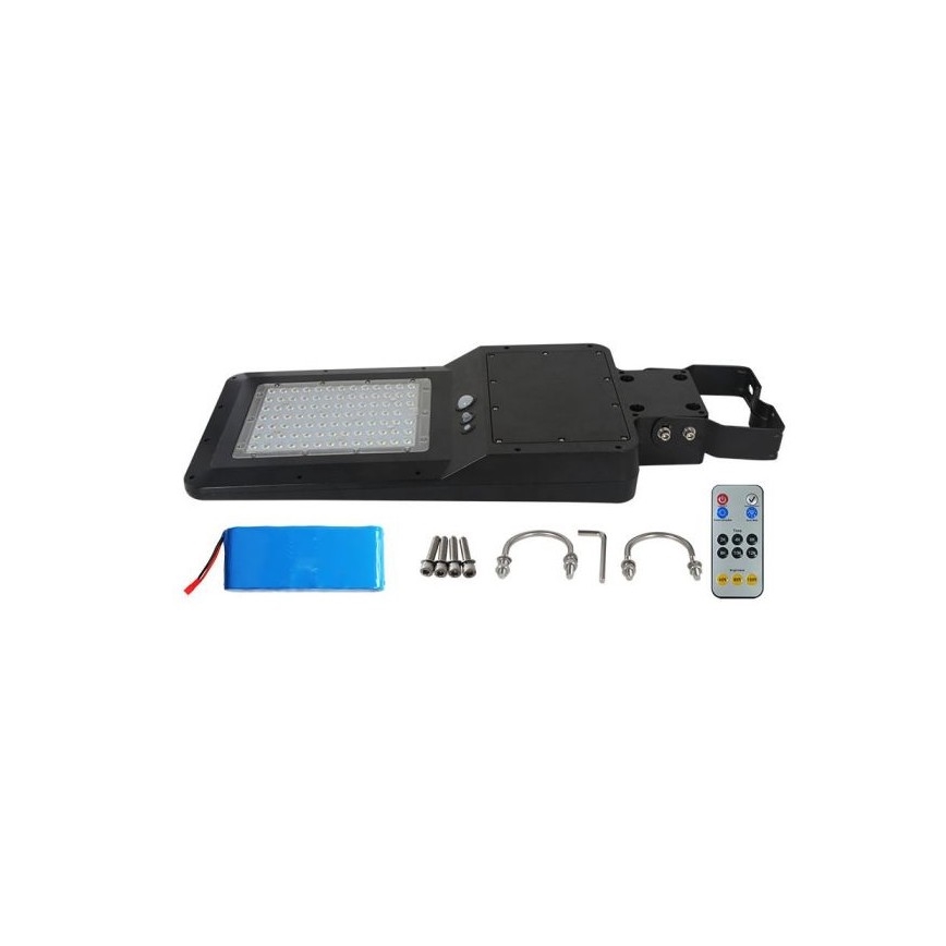 LED Solar-Straßenleuchte mit Sensor LED/40W/9,6V IP65 4000K + Fernbedienung