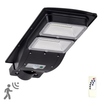LED Solar-Straßenleuchte mit Sensor STREET 2xLED/6W/3,2V 12000 mAh IP65 + Fernbedienung